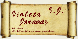 Violeta Jaramaz vizit kartica